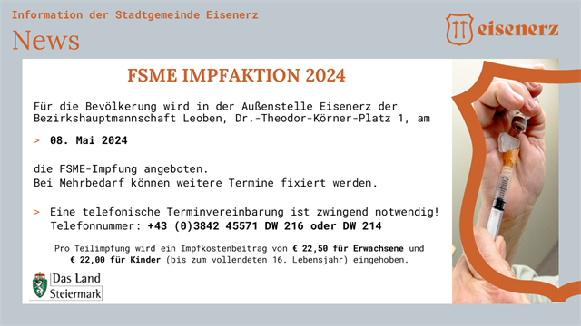 FSME Impfaktion 2024